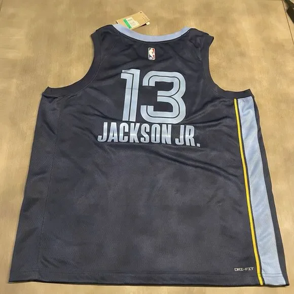 JAREN JACKSON JR Memphis Grizzlies Nike 2020-21 Icon Edition Swingman Jersey XL - Picture 5 of 10